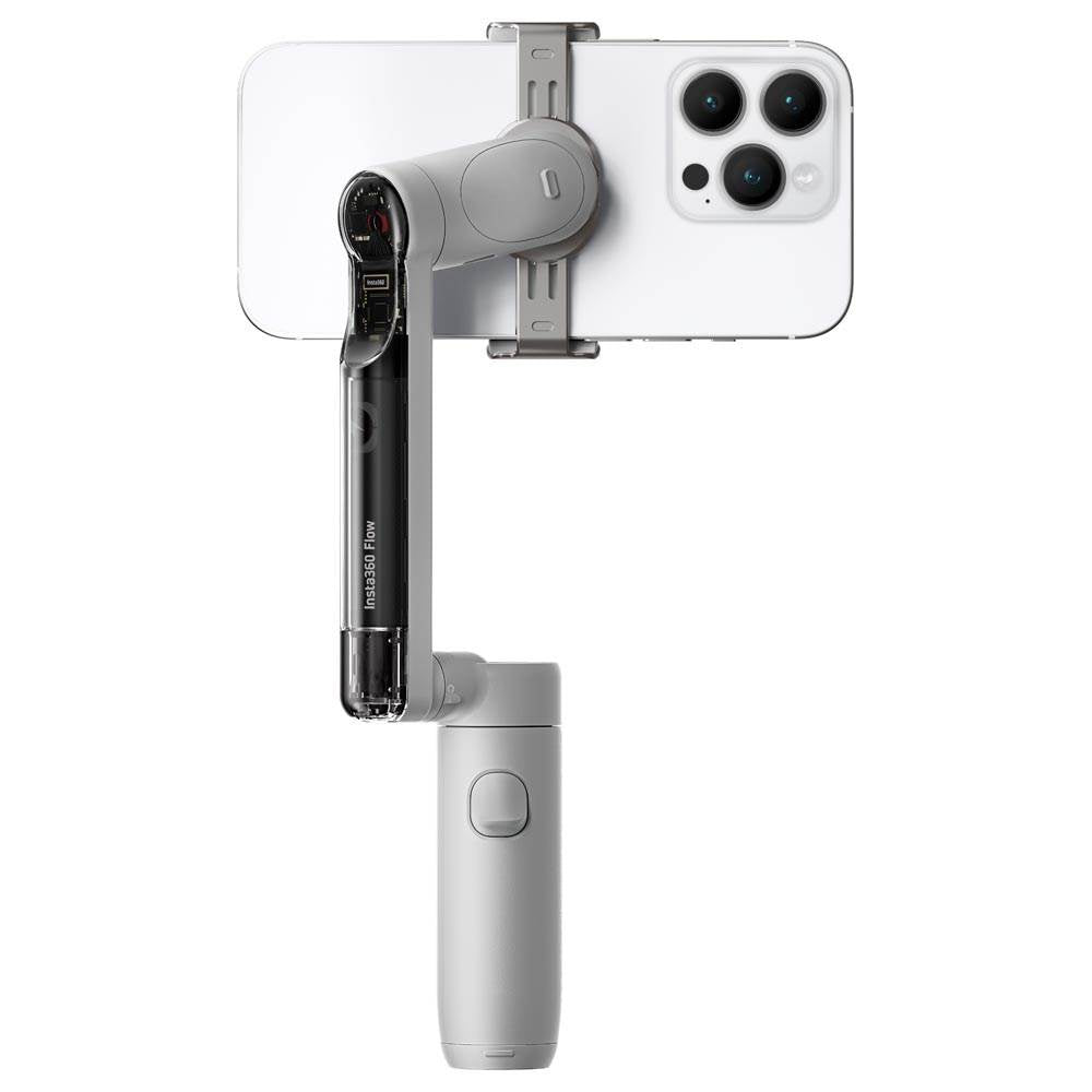 Estabilizador de seguimiento con IA independiente para Insta360 Flow | Gris piedra - CINSABBA-FLOW4